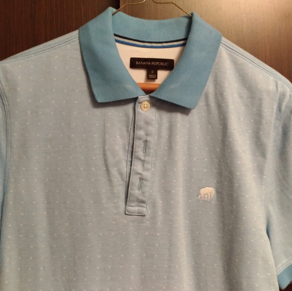 Banana Republic St Jacquard Polo Shirt